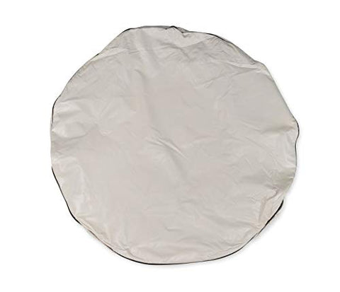 Vinyl Camco Spare Tire Cover (34 inches, Off-White)