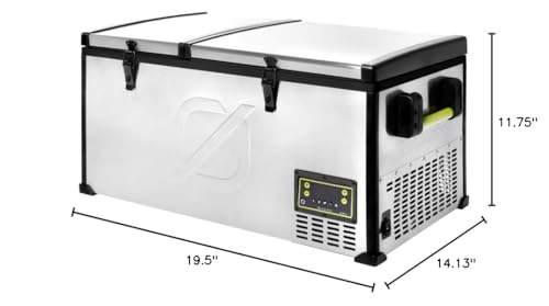 Goal Zero 80 Alta, Portable Fridge and Portable Freezer, Energy Efficient, 78 L, Dual Zone Compartments