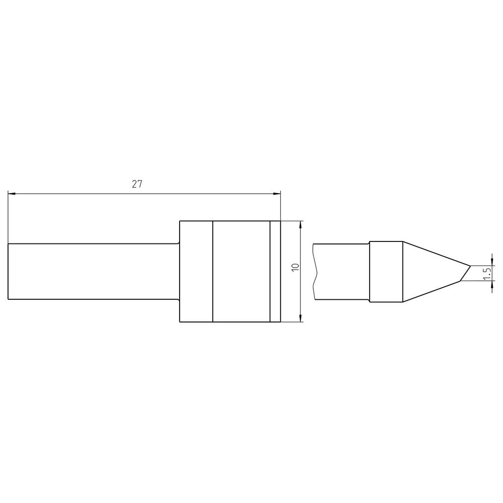 Welding Tool Rtu 100 K Ms Tip Blade 10.0