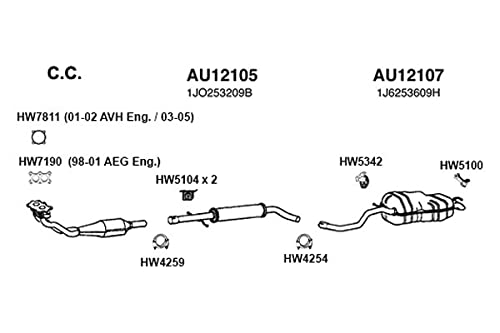 HW5104 Ansa - Exhaust Hanger