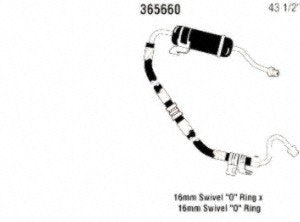 Power Steering Gates 365660 Hose Assembly Pressure Line