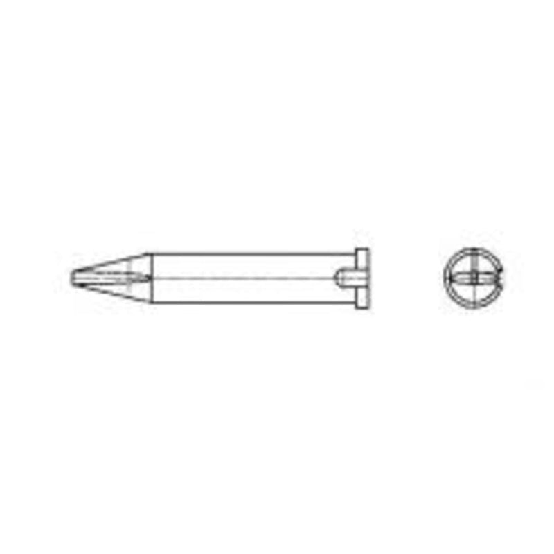 WELLER Tool Soldering Tip Chisel Xtr C Tip 3 2X0 8