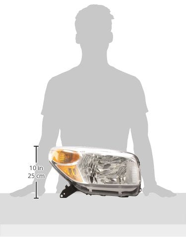 Right TYC Headlight Assembly Compatible with 2004-2005 Toyota Rav4
