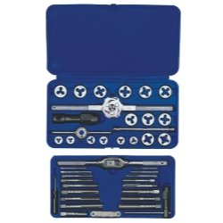 Hanson Machine Screw-Fractional Tap and Die Super Set HAN24606 - 41 Pieces
