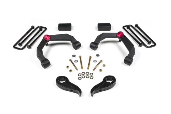 Zone Offroad ZONC37 | 2011-2019 GMC Sierra 2500/3500 HD, Chevy Silverado 4WD | 3 inch Full Suspension Adventure Series Lift Kit (Front & Rear) Non-Factory Overload Springs | No Shocks