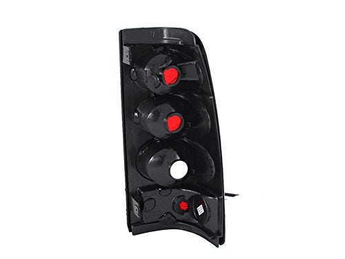 Black Euro Tail Light Set-Clear Lens ANZO USA 211022