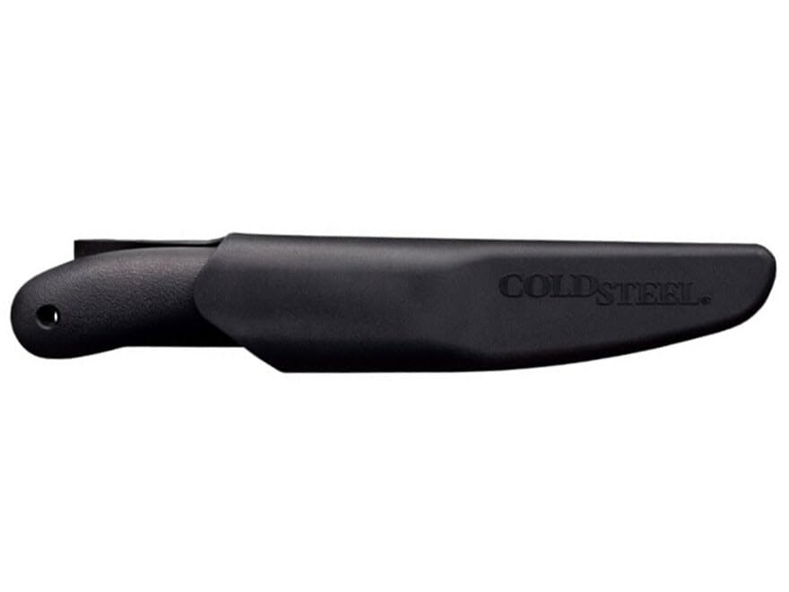 Cold Steel 4.5" Roach Belly German 4116 Stainless Steel Fixed Blade Trailing Point Outdoor Hunting Utility Knife, 4" High Impact Polypropylene Handle, Durable Sheath Included