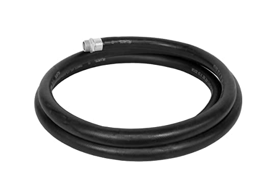 Fill-Rite Discharge Hose FRHS07512S with Stainless Steel Male Fitting, 3/4" x 12' EPDM, 3/4" BSPP