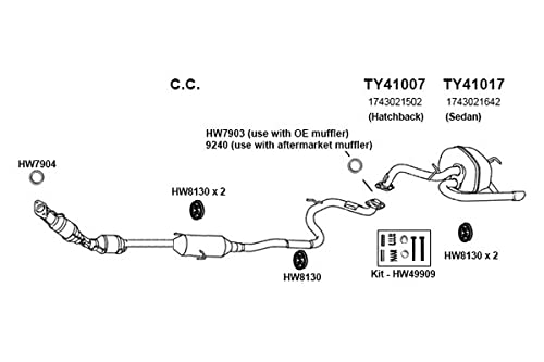 HW8130 Ansa - Exhaust Hanger