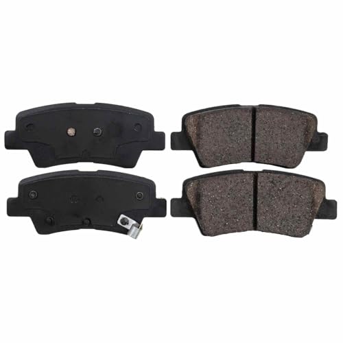 Power Stop Z16 Evolution 16-1313 Rear Ceramic Brake Pads For Accent Elantra Ioniq Veloster Venue | Amanti Niro Optima Rio Soul, Soul EV [Model Specific]