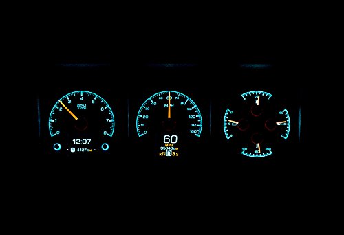 Dakota Digital HDX Instruments Compatible with Ford Pickup 1973-1979, Bronco 1978-1979 and E- Van 1978-1989