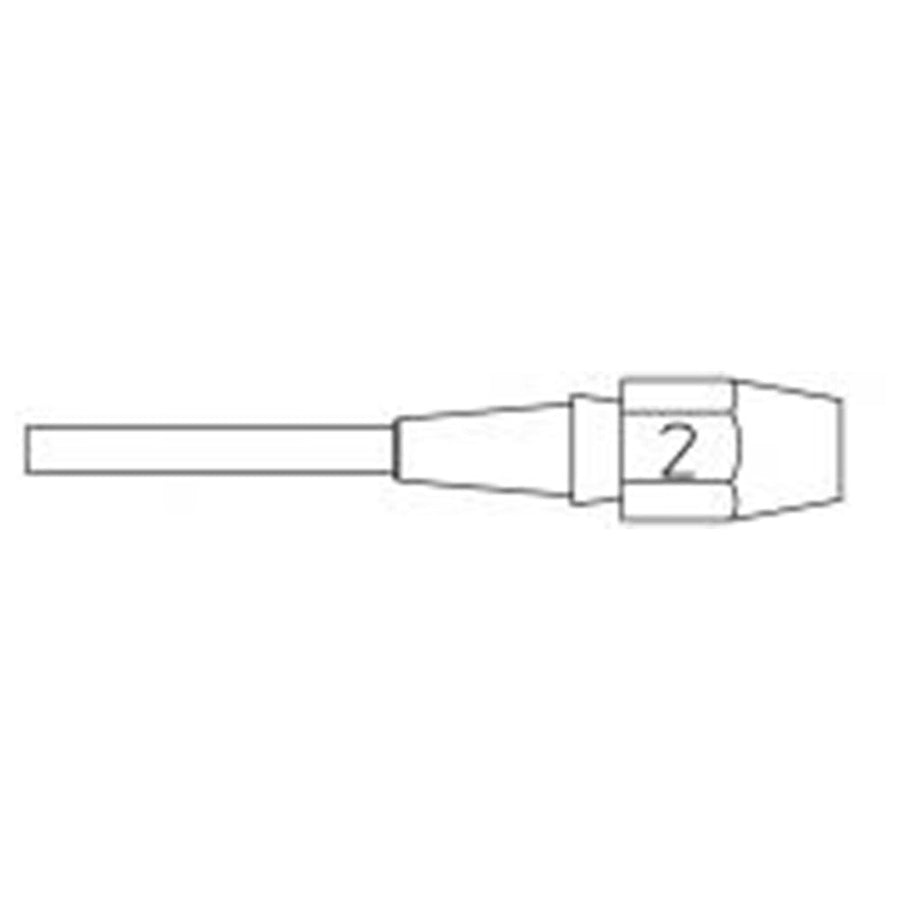 Weller T0051325199 2 XDS DESOLDERING TIP 3.0X5.3 L 10.5MM, Black