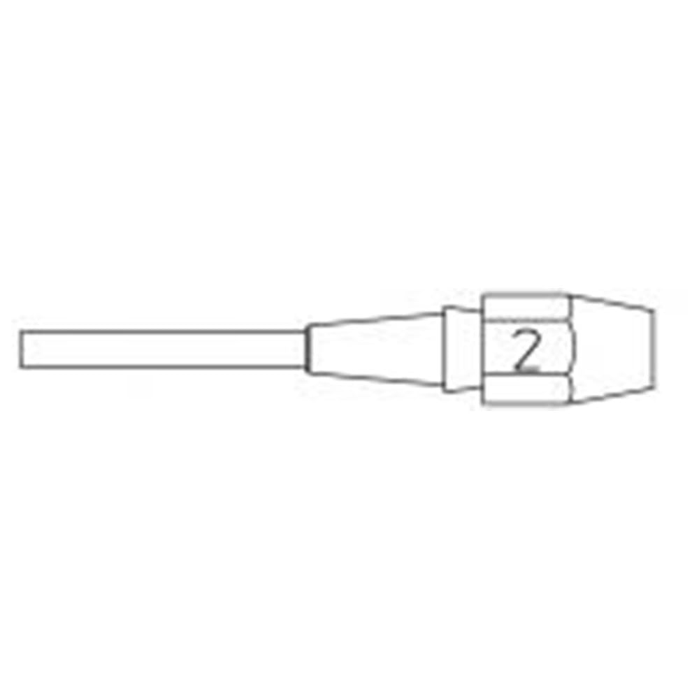 Weller T0051325199 2 XDS DESOLDERING TIP 3.0X5.3 L 10.5MM, Black
