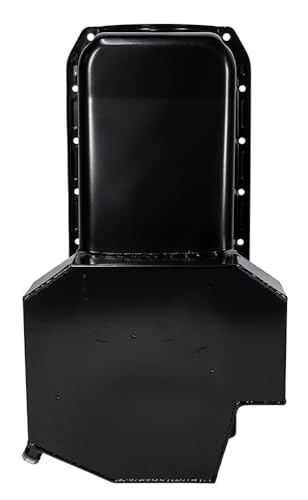 Moroso Steel Wet Sump Oil Pan 21815, Fits 86-Up Small Block Chevy, 7.5" Depth w/Road Race Baffle