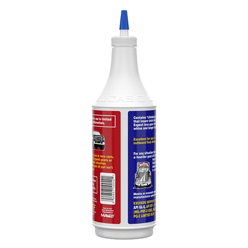 Lucas Oil 10042 SAE 85W-140 Heavy Duty High Performance Gear Oil - 1 Quart