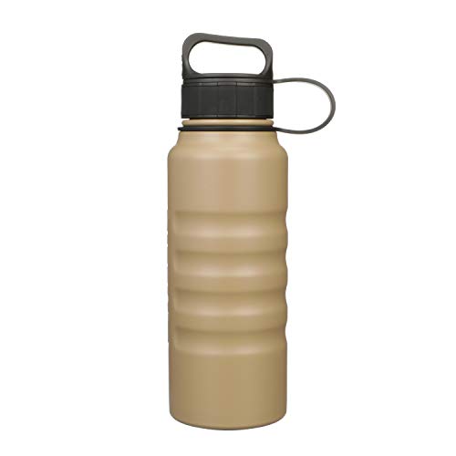 32 oz Grizzly Grip Water Bottle | Vacuum Insulated | Stainless Steel with Insulated Lid | For Gym Women Men Beach Camping Hiking Fishing Hunting Sports | October Marsh