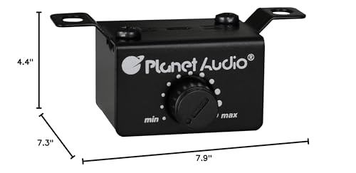 2-Way Electronic Crossover Planet Audio EC10B With Remote Subwoofer Control