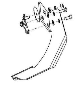 RB10 / RB20 Go Rhino Brackets | Mild Steel, Textured Black | 6941065 | Fits 2009-2024 Dodge Ram Crew/Quad Cab (See Description)