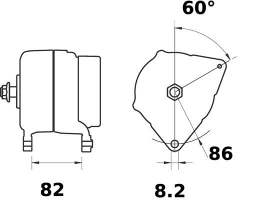 AAK Series Letrika IA0970 Alternator