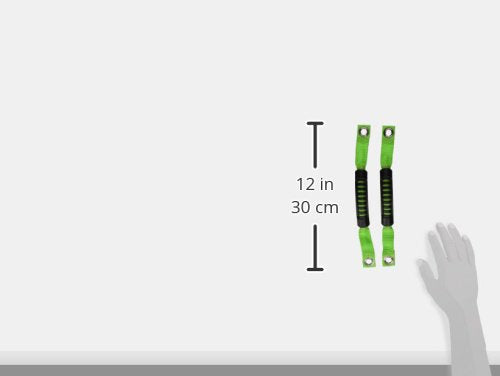 Grab Handle, A-Pillar Mounted, Green | Rugged Ridge | 13305.18 | Fits 2007-2018 Jeep Wrangler JK