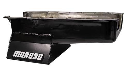Moroso 20206 Oil Pan 8.25" for Chevy Small-Block Engines with Passenger-Side Dipstick