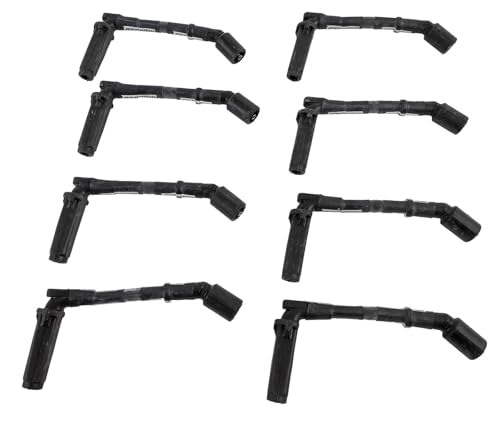 Ultra 40 Moroso Black Sleeved Spark Plug Wires, Fits GM LS Engines w/Moroso Billet Valve Covers