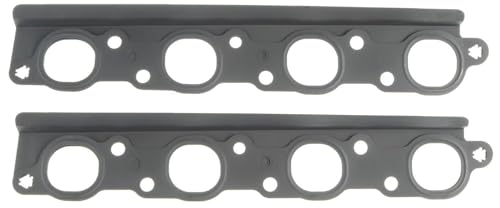 Mahle Gasket Exhaust Header/Manifold, 1.89 x 1.74 in Square Port, Multi-Layered Steel, Compatible with Ford Godzilla, Pair
