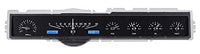 Dakota Digital VHX-65F-GAL-K-B Gauge System Analog Dash Compatible with Ford 1965-66 Galaxie Black Alloy Blue Backlighting