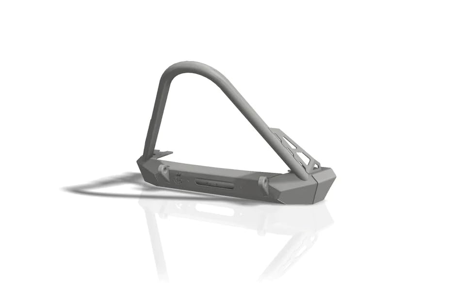 CrawlTek Front Bumper - Inferno - Black compatible with 2007-2018 Jeep Wrangler JK