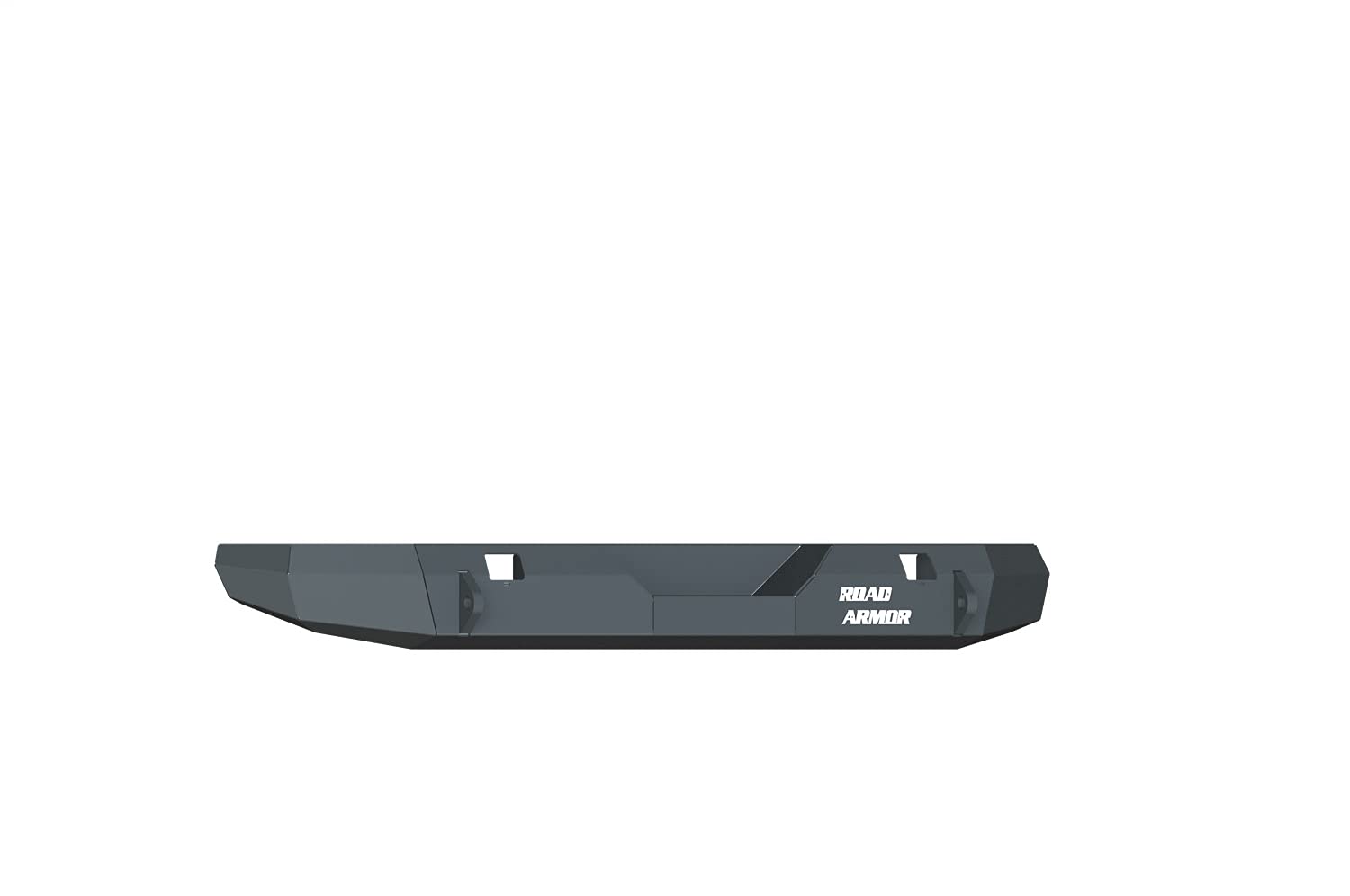 Stealth Series Road Armor Full Width Black Powder Coat Front HD Bumper with Hoop 7162F4B-NW