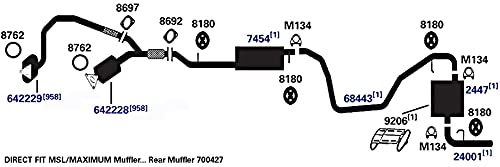 Exhaust AP Products Muffler 2447