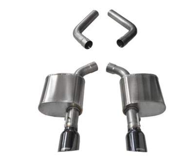 Corsa - 6.4L/17-19 Dodge Charger 5.7L Black Sport AxleBack Exhaust w/4.5in Tips (21019BLK) 15-19 Dodge Charger