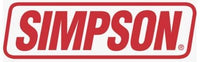 Simpson Decal TGSPLGS - Large - White/Red