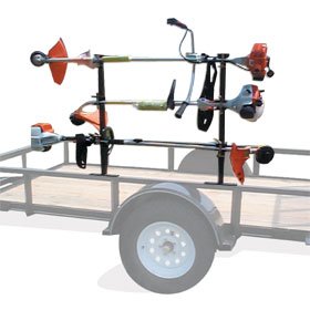 14' Carry-On Trailer Weed Trimmer Rack