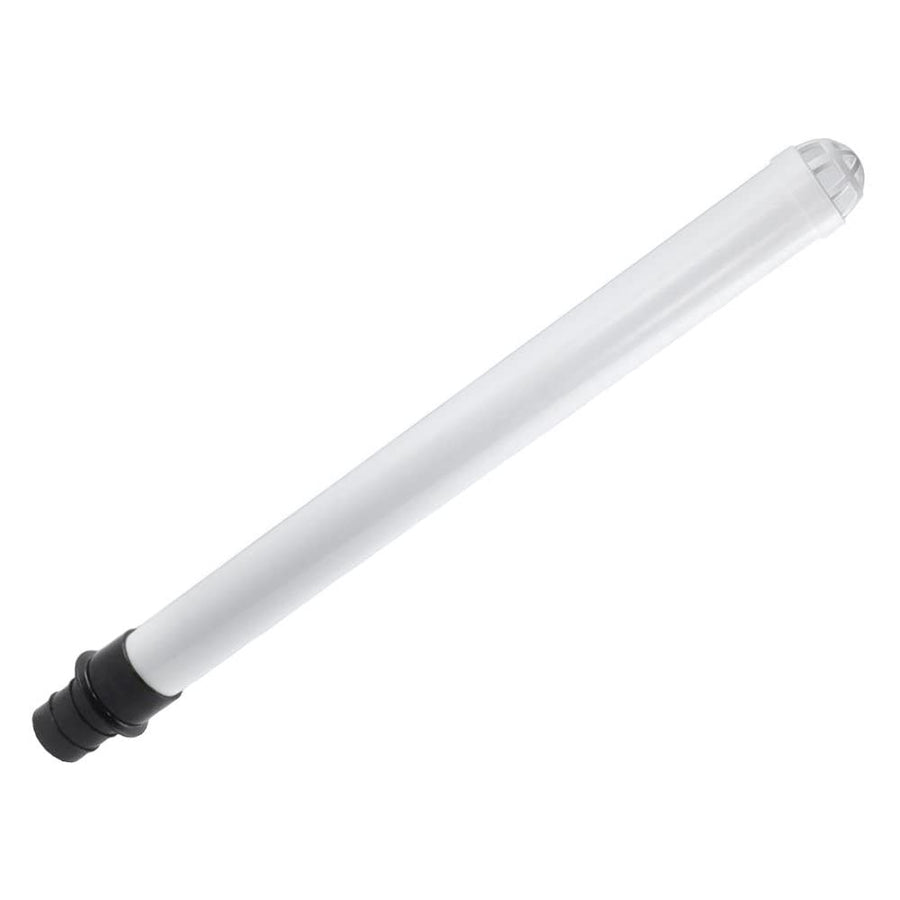 T-H Marine 18 in Overflow Drain Tube - Straight with Screen Fits 1-1/2 in Thru-Hulls (1-5/8in OD Boot) - Livewell and Baitwell Drain Tube - PVC - Easy Pull Top Removal