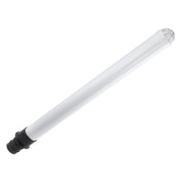 T-H Marine 18 in Overflow Drain Tube - Straight with Screen Fits 1-1/2 in Thru-Hulls (1-5/8in OD Boot) - Livewell and Baitwell Drain Tube - PVC - Easy Pull Top Removal
