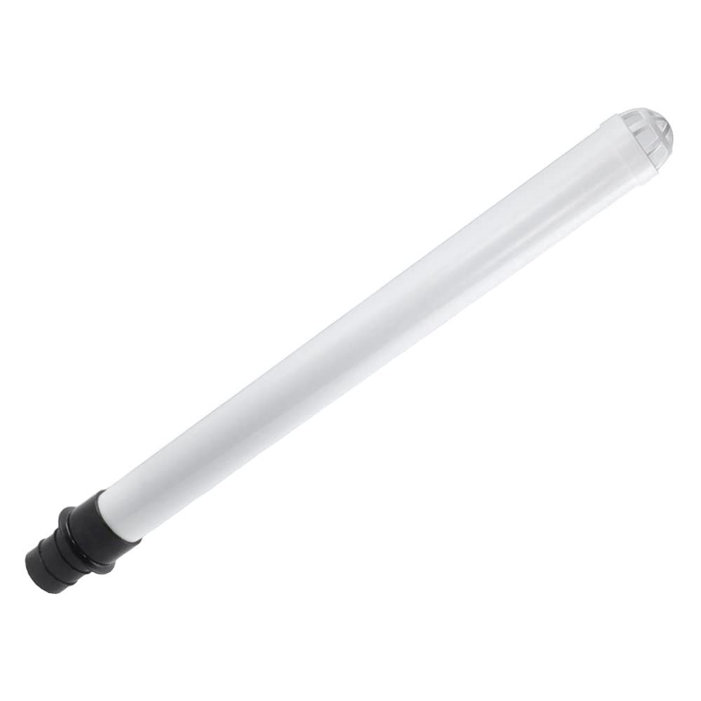 T-H Marine 18 in Overflow Drain Tube - Straight with Screen Fits 1-1/2 in Thru-Hulls (1-5/8in OD Boot) - Livewell and Baitwell Drain Tube - PVC - Easy Pull Top Removal