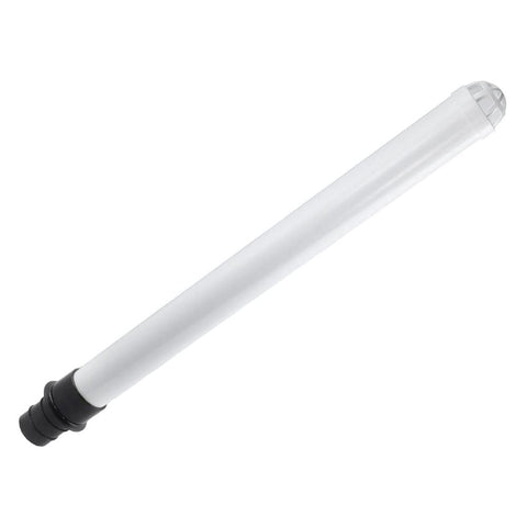 T-H Marine 18 in Overflow Drain Tube - Straight with Screen Fits 1-1/2 in Thru-Hulls (1-5/8in OD Boot) - Livewell and Baitwell Drain Tube - PVC - Easy Pull Top Removal