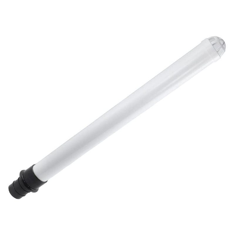 T-H Marine 18 in Overflow Drain Tube - Straight with Screen Fits 1-1/2 in Thru-Hulls (1-5/8in OD Boot) - Livewell and Baitwell Drain Tube - PVC - Easy Pull Top Removal