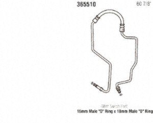 Power Steering Gates 365510 Hose Assembly Pressure Line