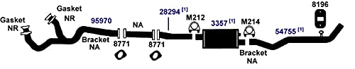 Exhaust Gasket AP Exhaust 8771