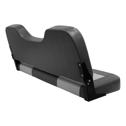 Pro Angler Wise 3348-860 Bass Boat Tour Series 48" Fold Down Bench Seat, Charcoal/Black/Marble