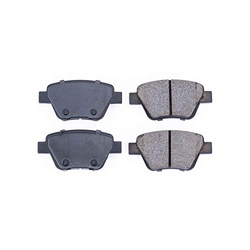 Power Stop Z16 16-1456 Rear Ceramic Brake Pads For Audi A3, Audi A3 Quattro, VW Beetle, VW Eos, VW GTI, VW Golf, VW Jetta, VW Je, VW Passat [Model Specific]
