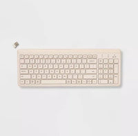 Bluetooth Keyboard Heyday with Numpad - Stone White
