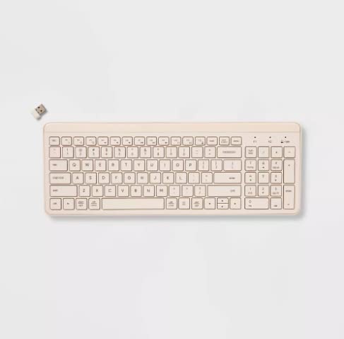 Bluetooth Keyboard Heyday with Numpad - Stone White