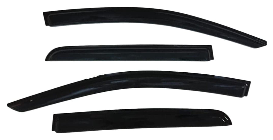 TrailFX Window Vents Rainguard Fits Nissan Titan Crew Cab 2017-2024 Smoke Acrylic Low Profile Tape-On Side Four Price Deflectors TrailFX 4810H