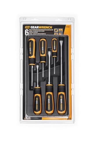 6 Pc. GEARWRENCH Phillips/Slotted Dual Material Screwdriver Set - 80050H