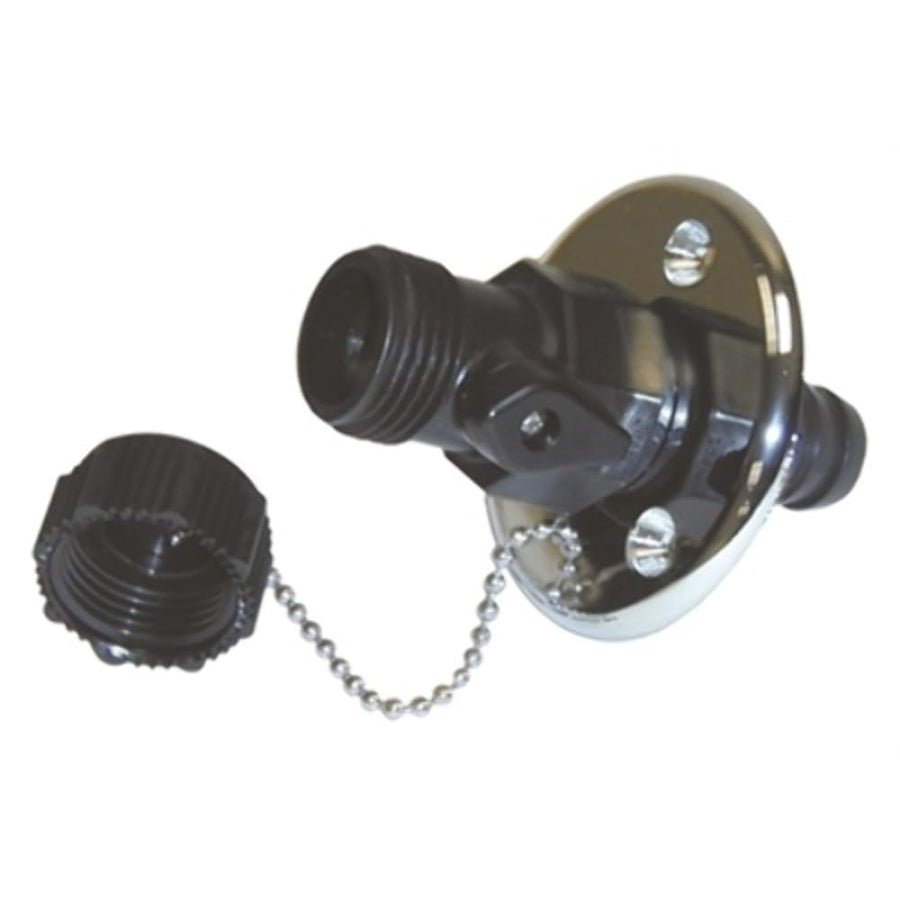 Washdown Valve T-H Marine w/Chrome Base