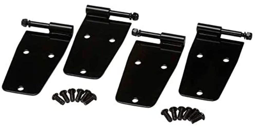 Kentrol Hardtop Door Hinge Set 50474 With Out Mirror Holes (4 pieces) for 1976-1993 Jeep CJ and YJ