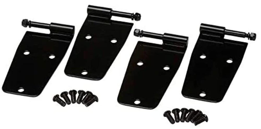 Kentrol Hardtop Door Hinge Set 50474 With Out Mirror Holes (4 pieces) for 1976-1993 Jeep CJ and YJ